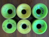 Image 3 of  6 Used Abec 11 Skateboard Wheels