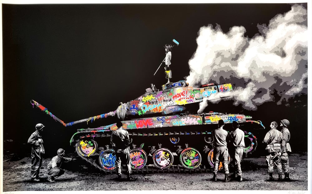 ROAMCOUCH "BOMBED" LIMITED EDITION OF JUST 200 - 90CM X 58CM