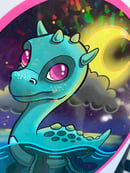 Image 3 of Loch Ness Monster - Limited Edition Holographic Print