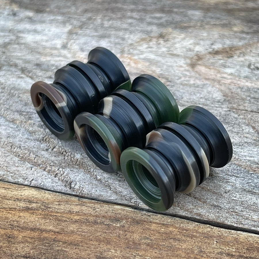 Image of *1 PER PERSON* Large Dark Woodland Acrylic Bead