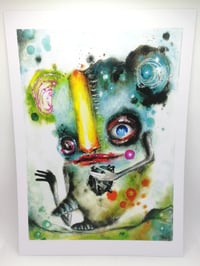 Image 1 of A4 print "My charcoal heart" 