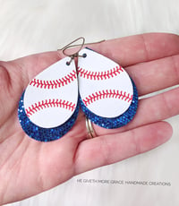 Baseball Earrings 