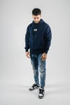 “CZ” HOODIE NAVY/WHITE