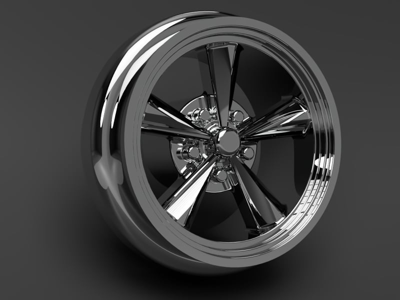 1/64 Scale Gasser Cragar/Keystone wheels | PNW Diecast Customs