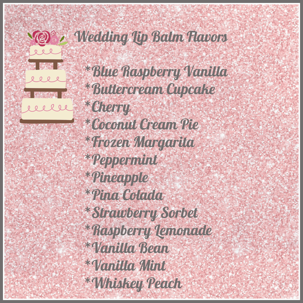 Image of Beach Wedding Lip Balm - Destination Wedding-Free Personalization-You Select Qty