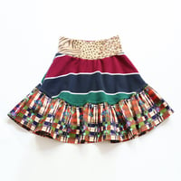 Image 5 of peter pan collar tank top courtneycourtney vintage fabric 10/12 10 skirt set flouncy separates