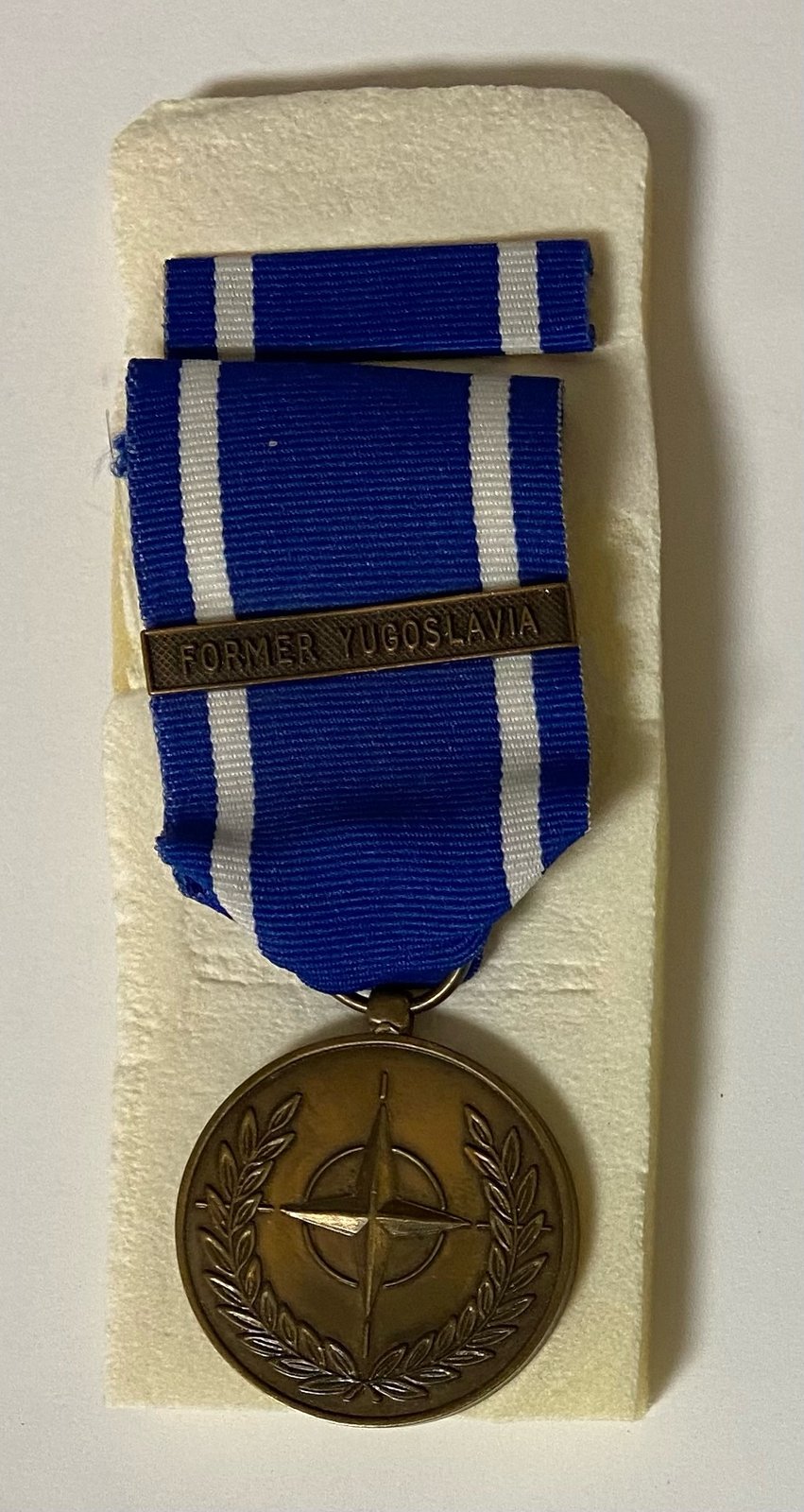 Balkan Wars NATO Former Yugoslavia Medal W Yugoslavia Bar Ribbon   S L1600c 