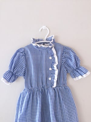 Image of VINTAGE Puff Sleeve Gingham Dress 2/3T