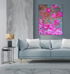 Pink Roses 70-60 cm