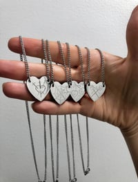 Image 4 of ENGRAVED HEART NECKLACE 