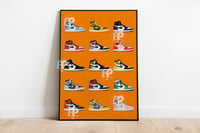 Image 2 of Nike Air Jordan 1 Colourway Poster