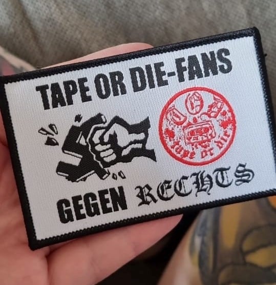 Image of TapeOrDie-FANS GEGEN RECHTS! - Patch