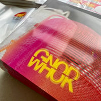 Image 2 of GNOD R&D / WHIRLING HALL OF KNIVES 'GNOD/WHOK' Orange Vinyl 12"
