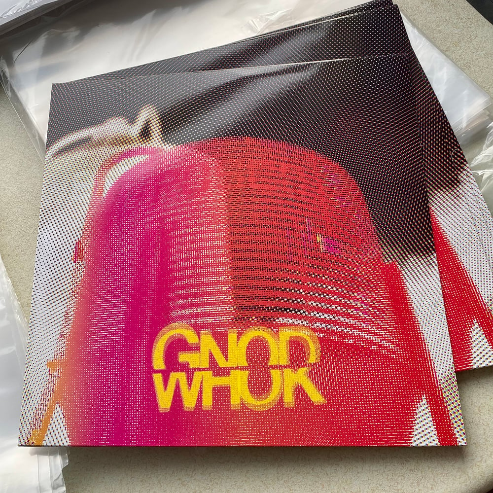 GNOD R&D / WHIRLING HALL OF KNIVES 'GNOD/WHOK' Orange Vinyl 12"