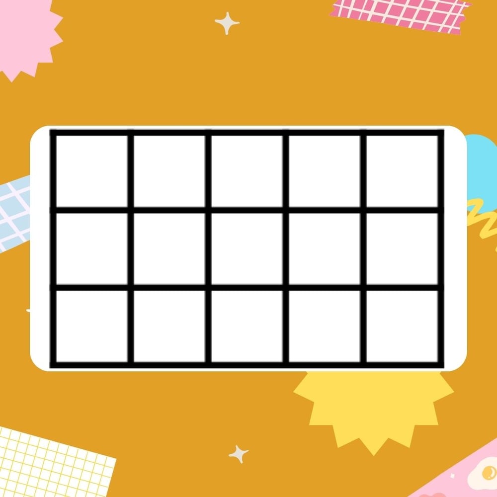 Plain Grid Correction Stamp