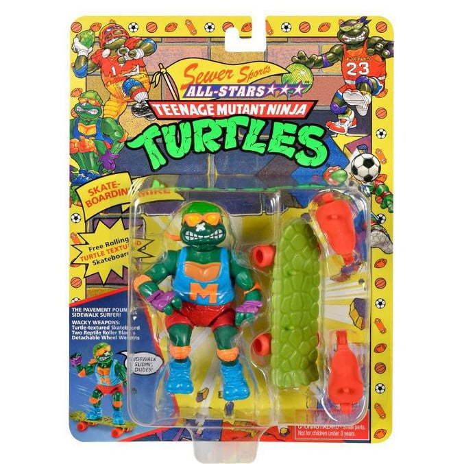 Teenage Mutant Ninja Turtles Sewer Sports Skate Boardin' Mike 