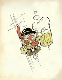 "Bier Head" 8.5"X11" Signed Art Print 