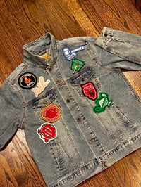 RSL. Denim Scholar Patch Jacket.. (Leave Size in the Notes Section) 