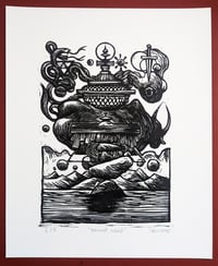 Paharganj - linocut print numeroted