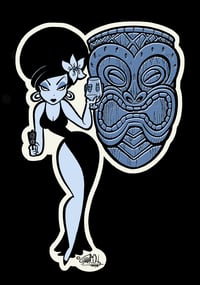 "Exotica in the Key of Murder" Vinyl Sticker 