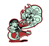 "Zombie Girl" Vinyl Sticker 