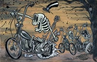 "The Bone-Percenters" 11"X17" Signed Art Print 