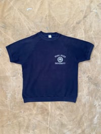 Image 2 of 60s PENN STATE UNIVERSITY SHORT SLEEVE SWEATSHIRT