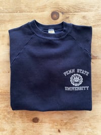 Image 1 of 60s PENN STATE UNIVERSITY SHORT SLEEVE SWEATSHIRT