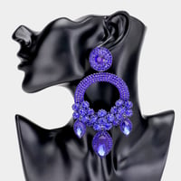 Image 5 of Shine on Your Special Day with Glamorous Crystal Chandelier Earrings for Prom