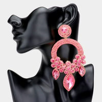 Image 4 of Shine on Your Special Day with Glamorous Crystal Chandelier Earrings for Prom