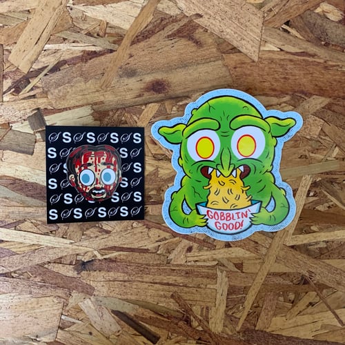 Image of Red Miller (Pin & Sticker) by JellyKoe
