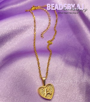 Image of Initial Heart Necklace