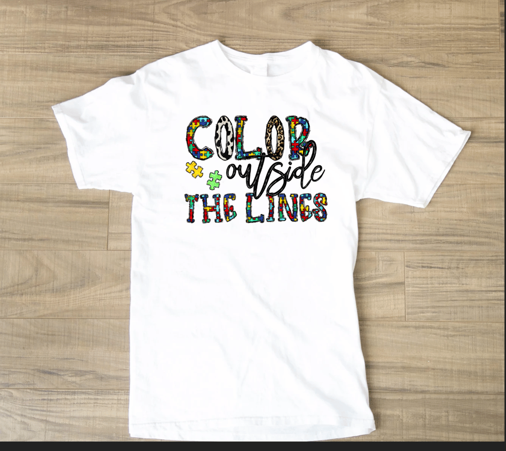 Image of Color outside the Lines Boy Tee