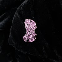 Image of Veiled Lady Pin - Pink