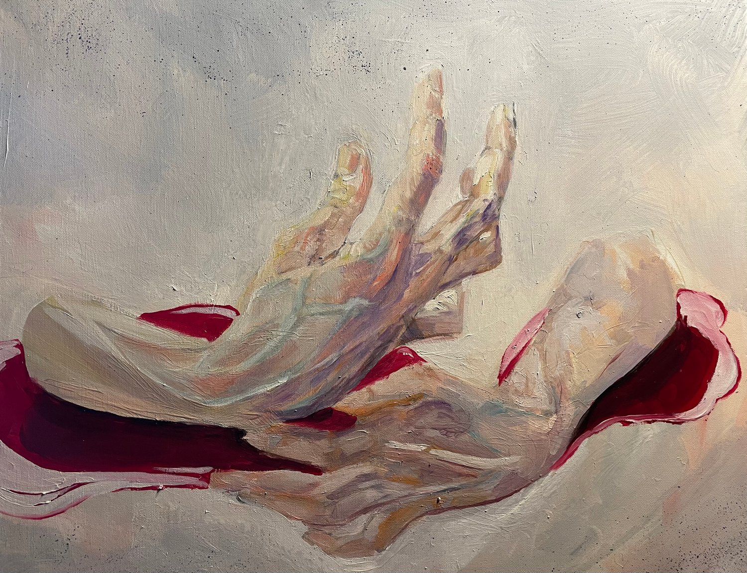 Painting - Witch hands (hand study)