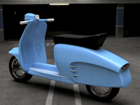 Image 2 of 1/64 Scale Lambretta Scooter