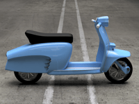 Image 3 of 1/64 Scale Lambretta Scooter