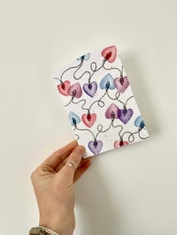 Image 1 of Plantable Seed Card - Love Heart Fairy Lights