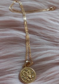 Image 4 of 18K Gold Zodiac Pendant Necklace 