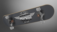 Image 1 of 1/64 Scale Skateboard