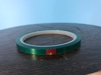 Image 2 of Burlington Recording 216' 1/4" Extended Length Pro Audio Green Tinted Splicing Tape