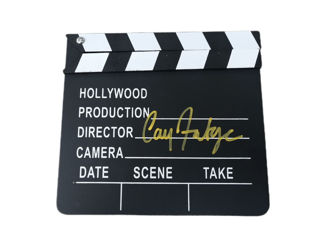 James Bond Cary Joji Fukunaga Signed clapperboard