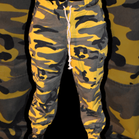 Image 1 of Denim Camo Cargo Pants
