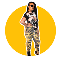 Image 3 of Denim Camo Cargo Pants