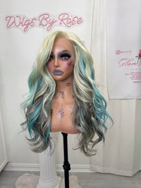 Image 2 of Edgy teal highlights (ready to ship) 