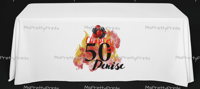 Image 4 of  Table Cloth - Personalized/Custom Designed Rectangular