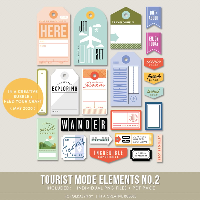 Image of Tourist Mode Elements No.2 (Digital)