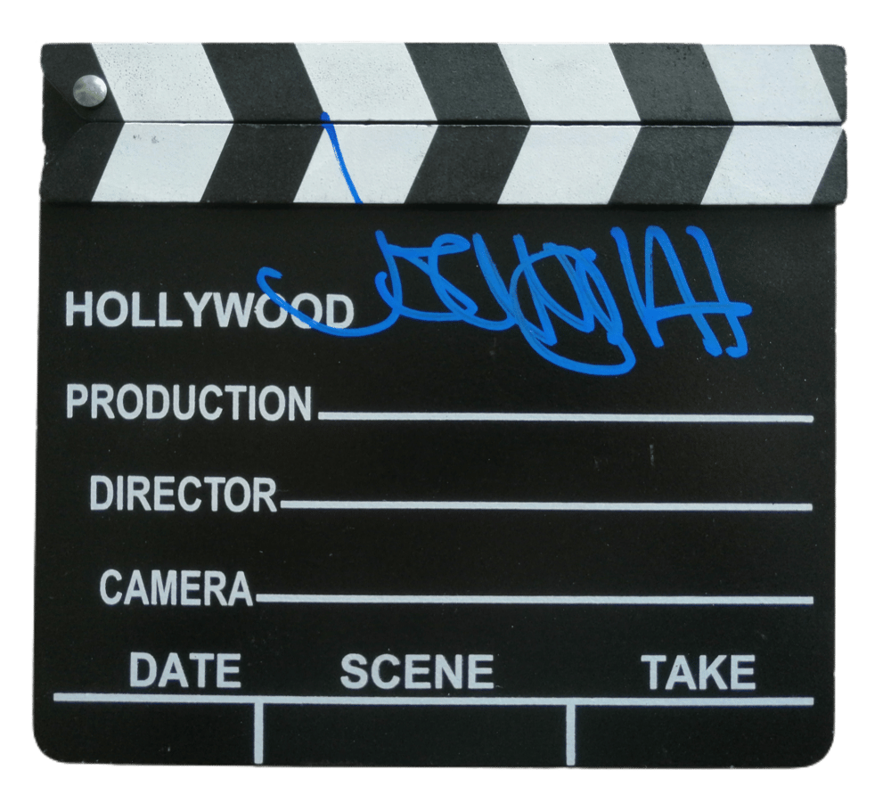 Director Joe Wright Signed Clapperboard 