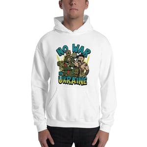 Image of Zombies no war in Ukraine Unisex Hoodie