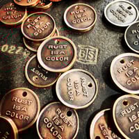 KEYCHAINS-RUST IS A COLOR